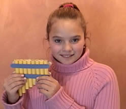 girl with cpvc panpipe